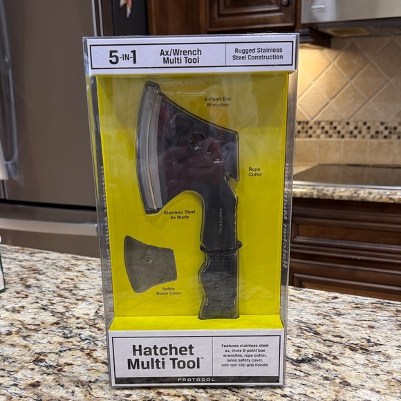 Protocol Other - NEW IN BOX Protocol 5-in-1 Ax/Wrench Multi Tool - Black